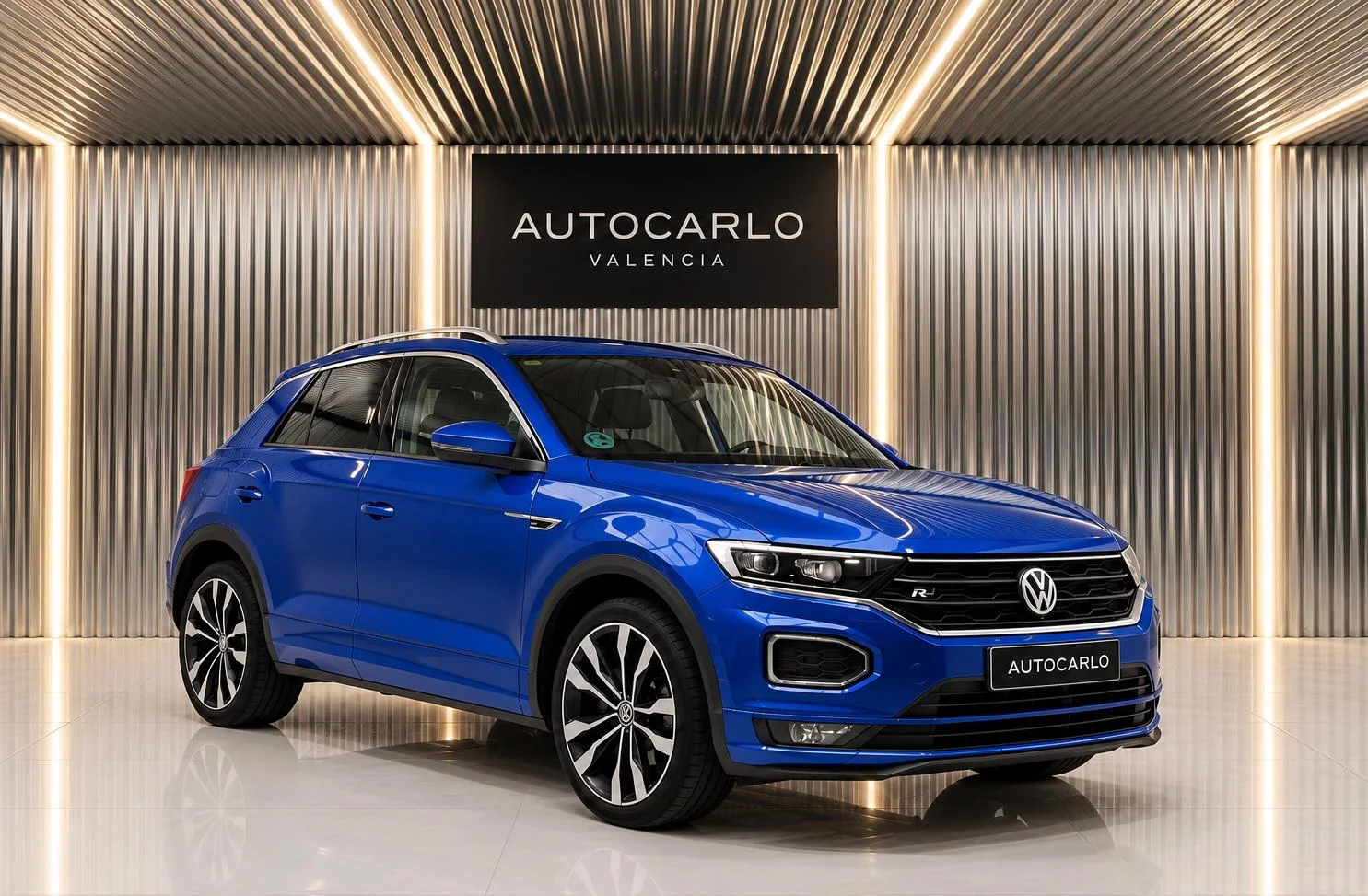 Volkswagen T-Roc azul vendido a un cliente