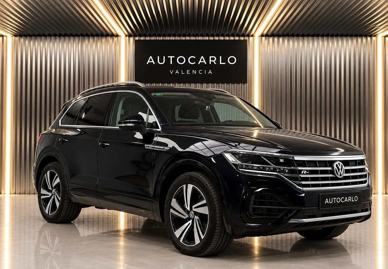 Volkswagen Touareg negro vendido a un cliente